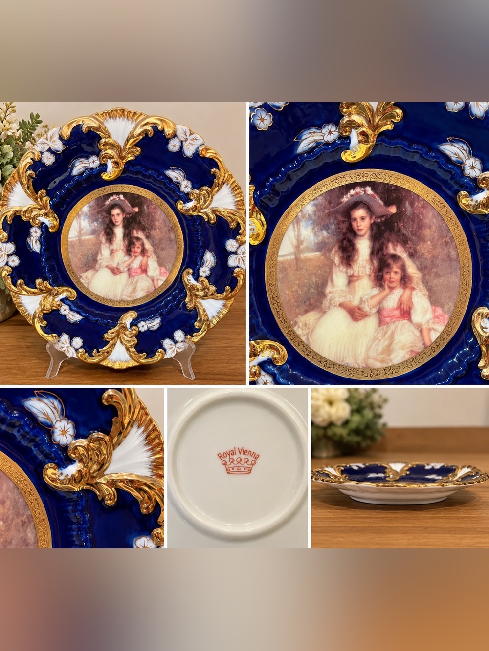Vintage Royal Vienna’s porcelain plate
